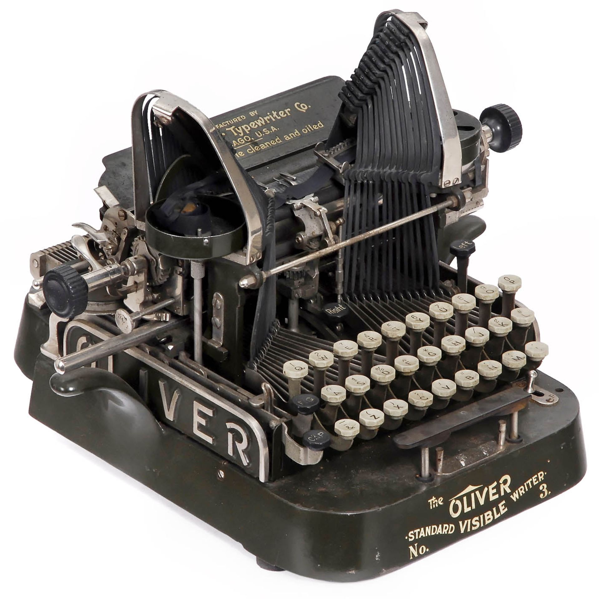 Three Oliver Typewriters - Bild 4 aus 4