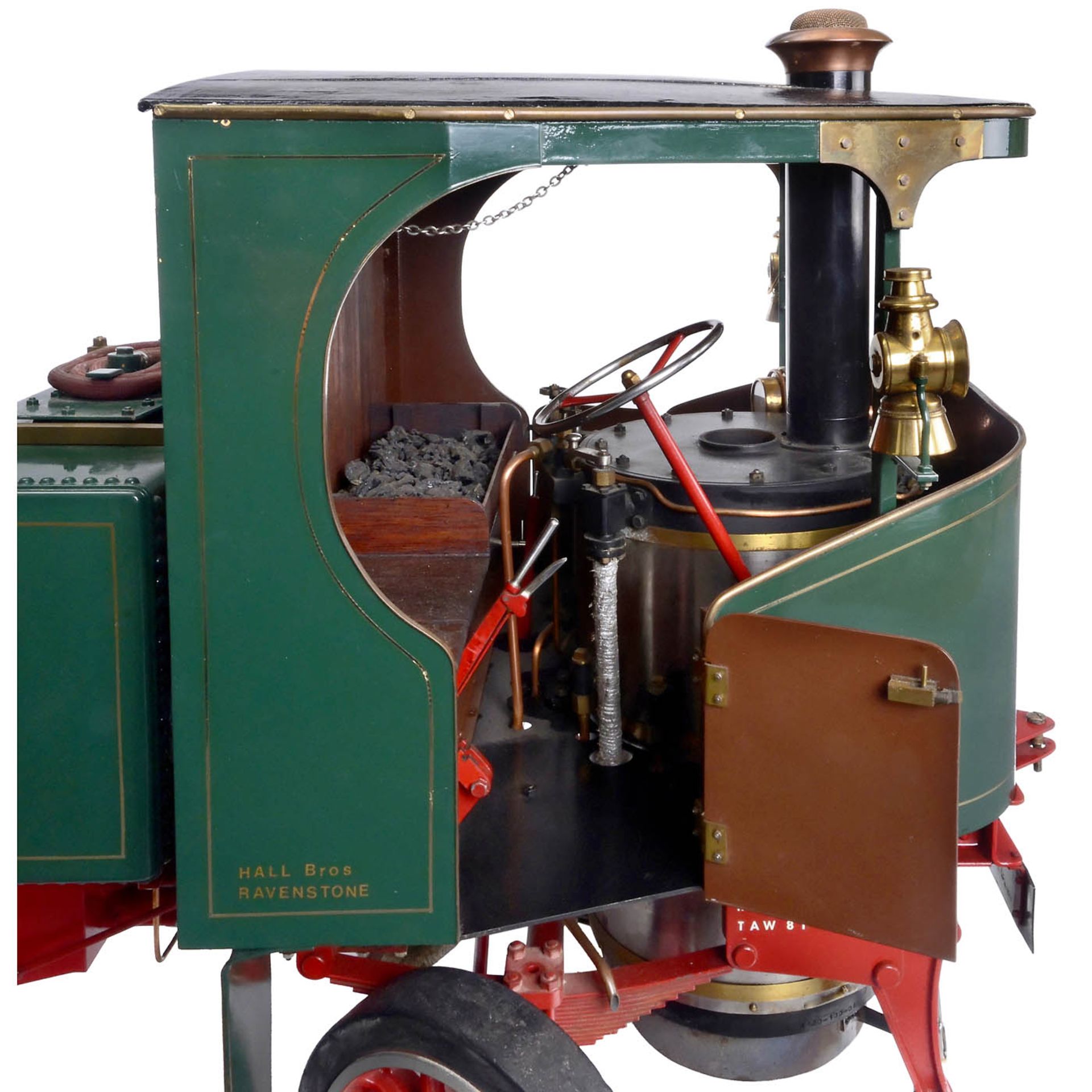 Two-Inch Scale Model of a Clayton Undertype No. 2 Steam Wagon with Trailer - Image 3 of 6