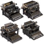 Four American Typewriters