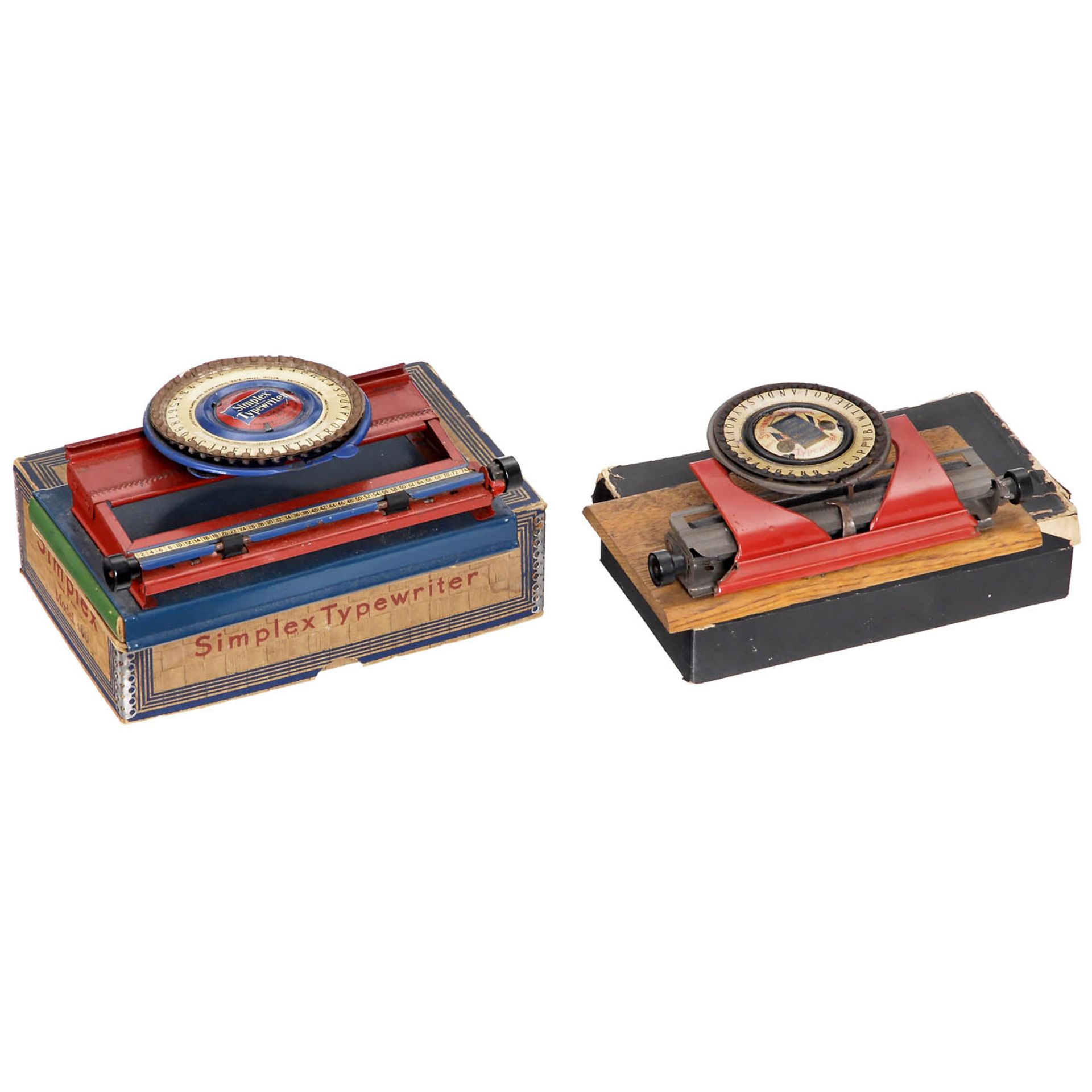 Three Tin Toy Typewriters - Bild 2 aus 3