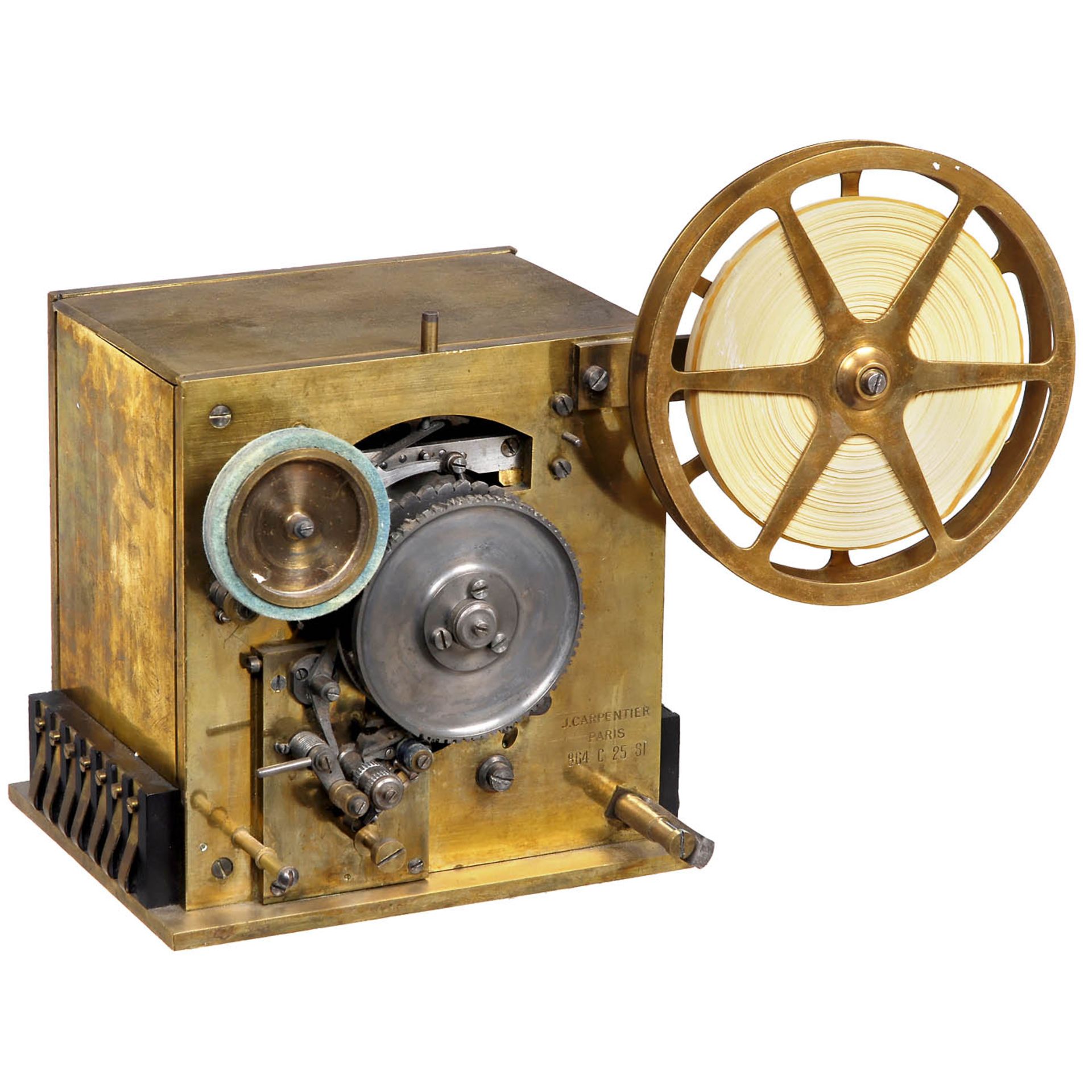 Receiver for Baudot Multiplex Type-Printing Telegraph System, c. 1875