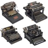 4 American Typewriters