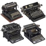 4 American Typewriters