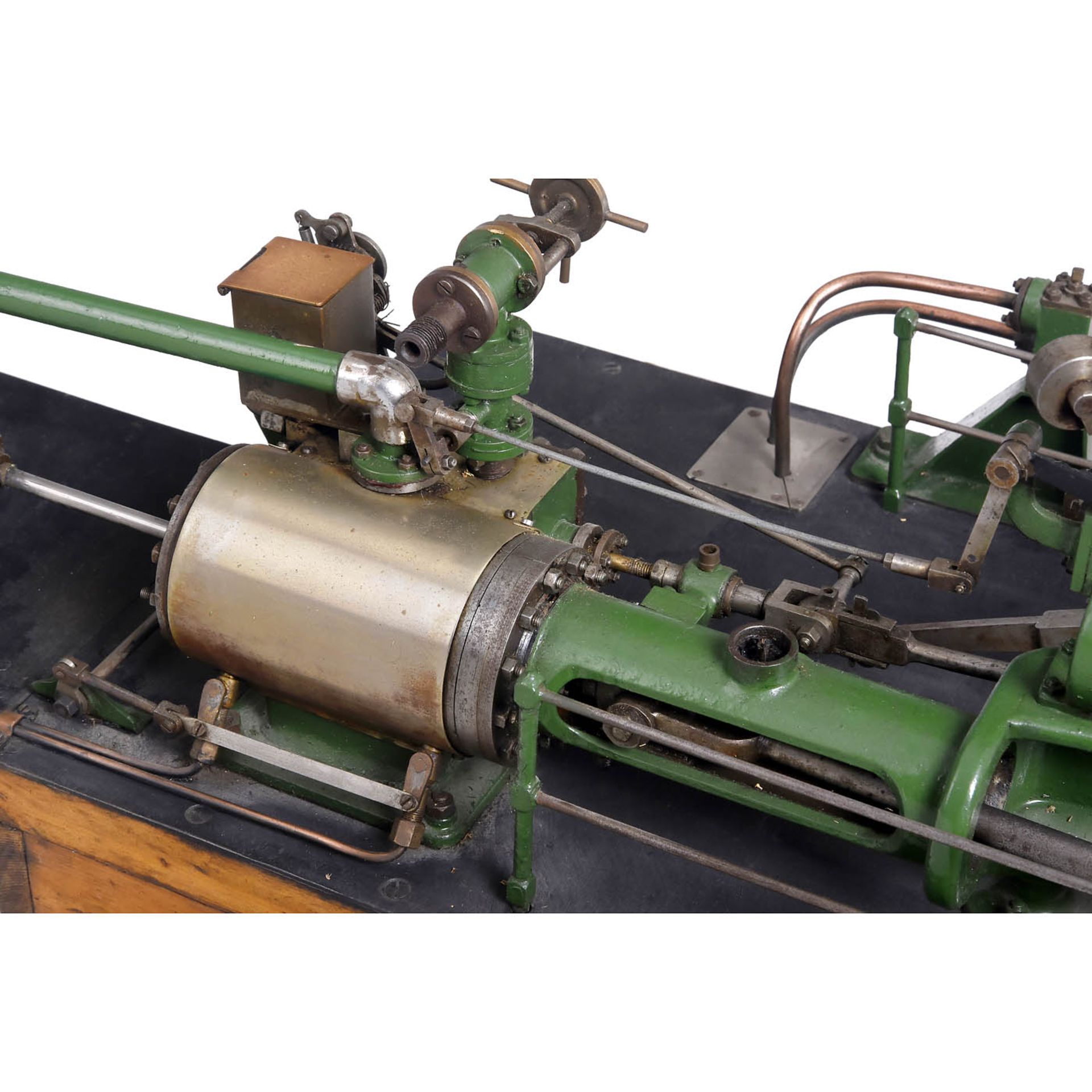 Large Model of a Live-Steam Single-Cylinder Condensing Steam Engine, c. 1950 - Bild 5 aus 6