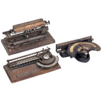 3 Small American Typewriters for Restoration