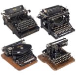 4 American Typewriters