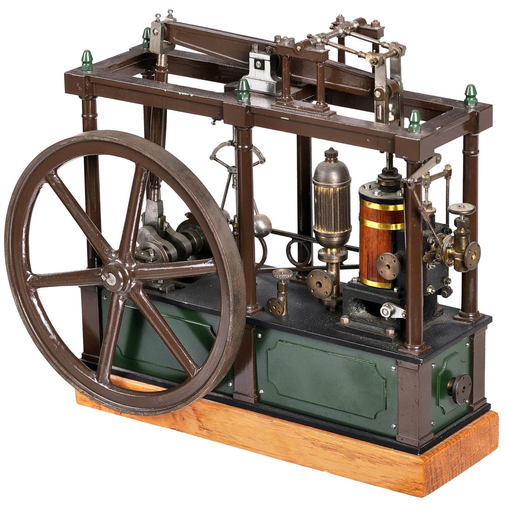 Live-Steam Model of a 6-Column Beam Engine "Lady Stephanie", c. 1985