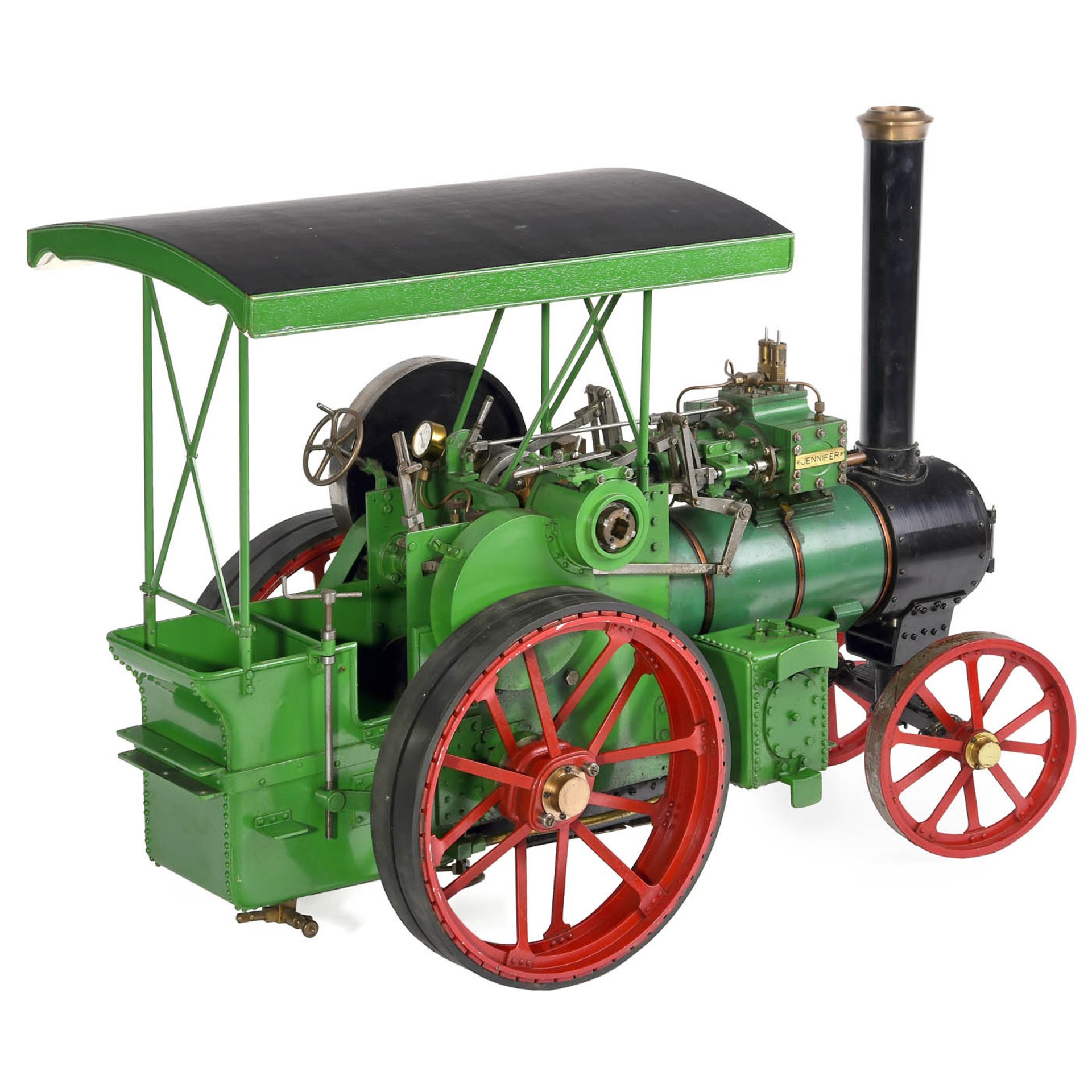 2-inch Scale Model of a Live-Steam Traction Engine "Jenifer", c. 1984 - Image 5 of 10