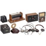 6 Detector Receivers and 3 Headphones