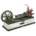 Working Model of a Wood & Co. Horizontal Single-Cylinder Steam Engine of the 1880s