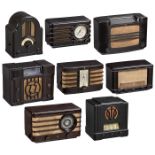 8 Bakelite Radios