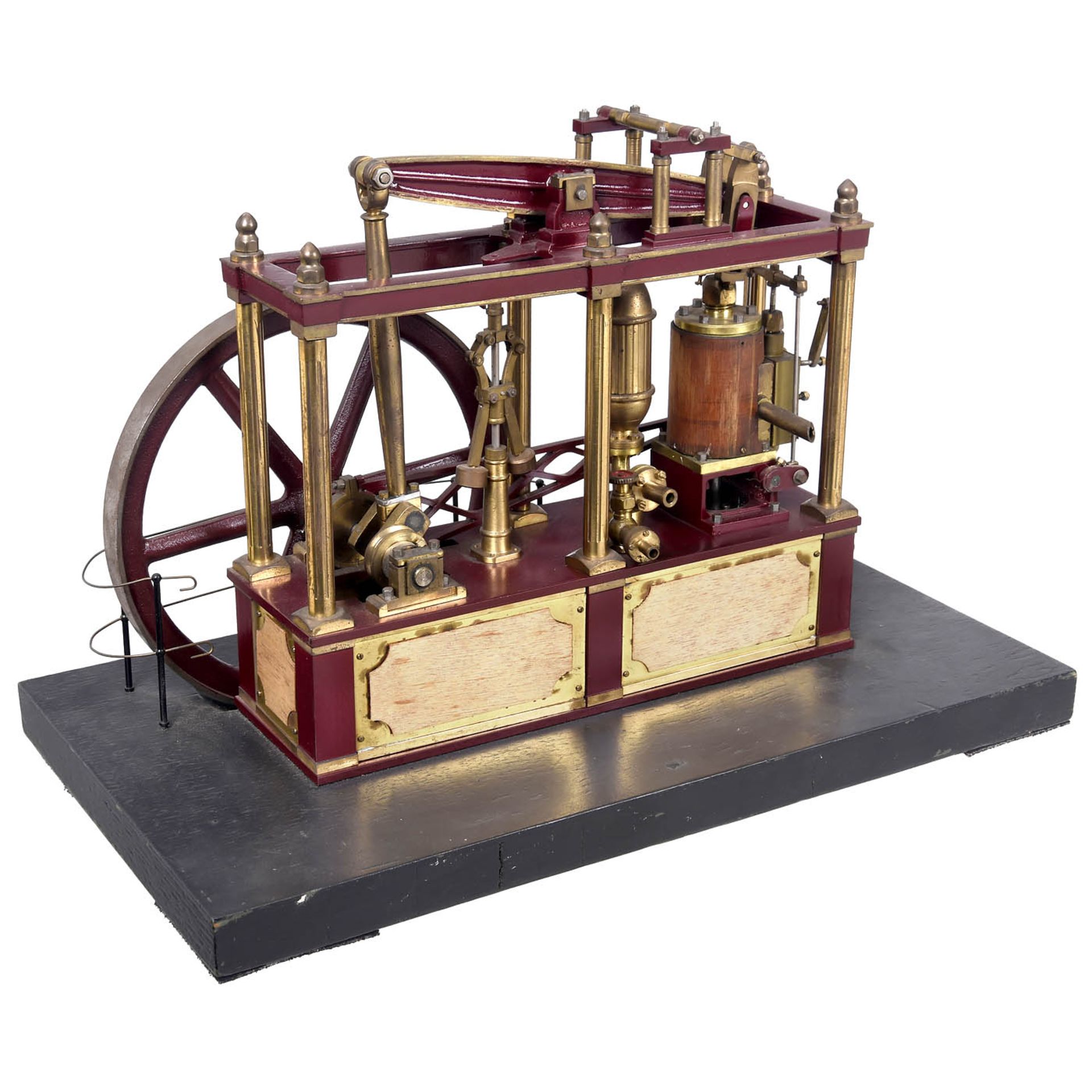 Live-Steam Model of a 6-Column Beam Engine "Lady Stephanie", c. 1985