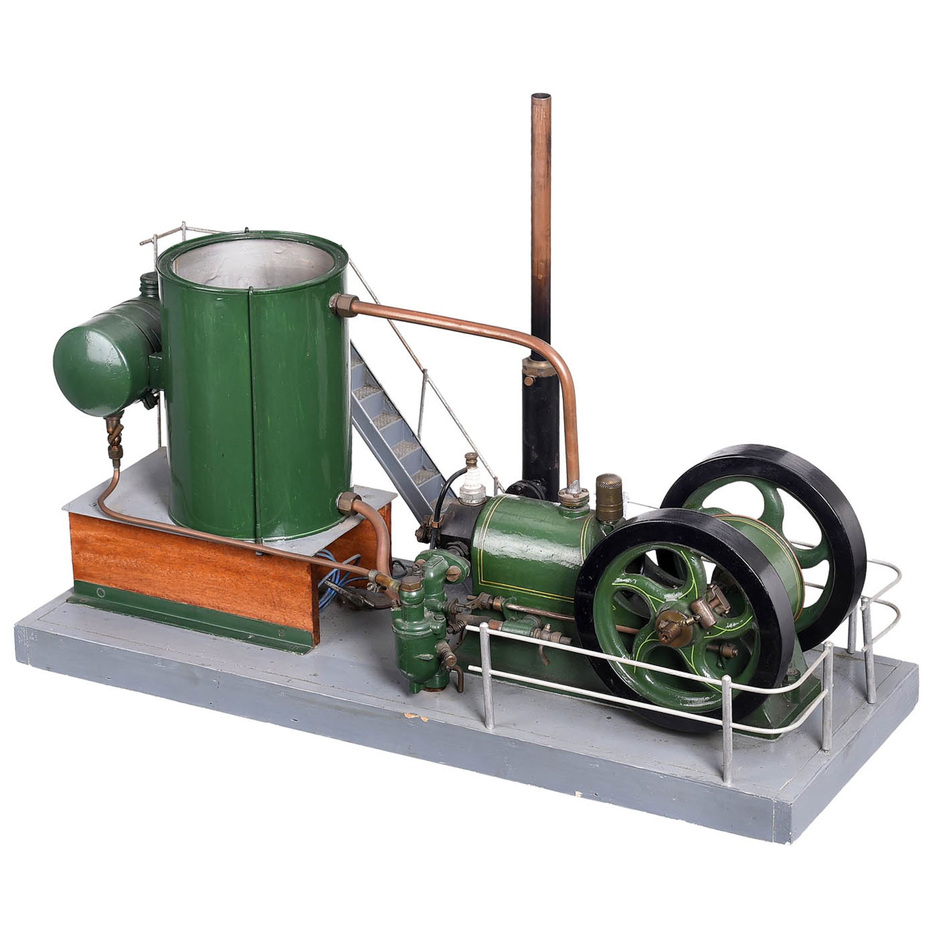 Model of a Single-Cylinder Combustion Engine, c. 1950 - Bild 2 aus 2