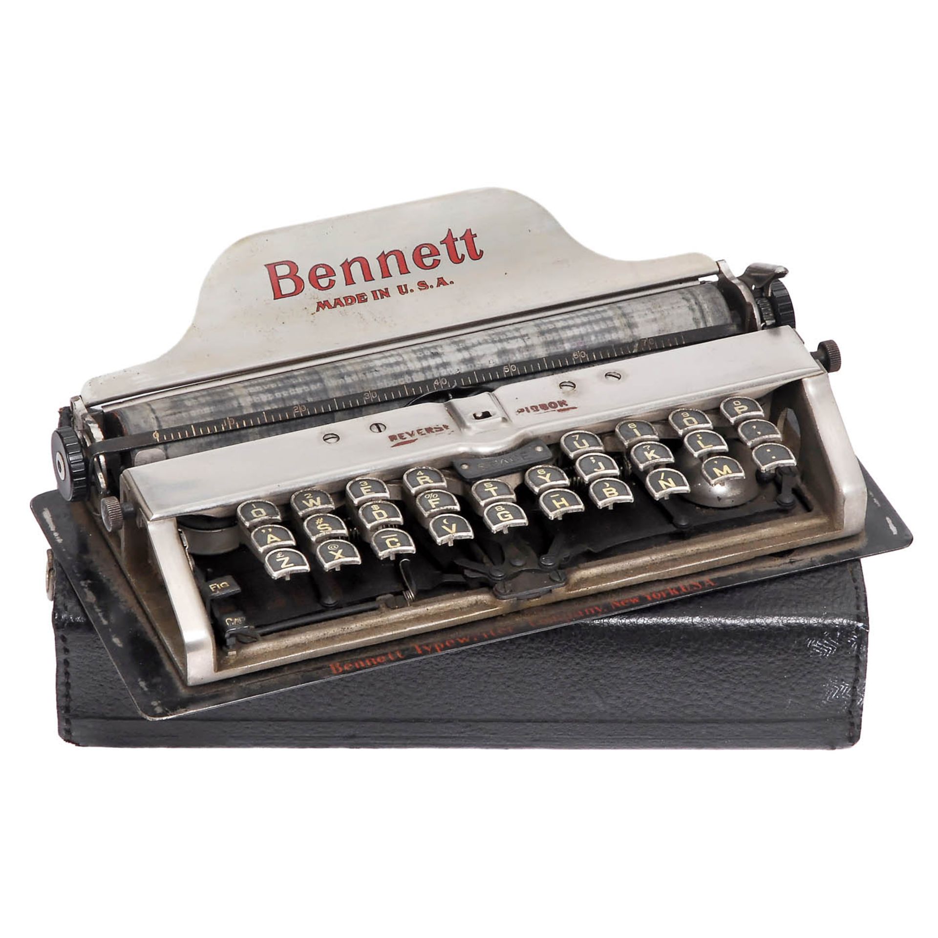 2 American Typewriters "Bennett" and "American", c. 1910 - Bild 3 aus 3