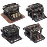 4 American Typewriters