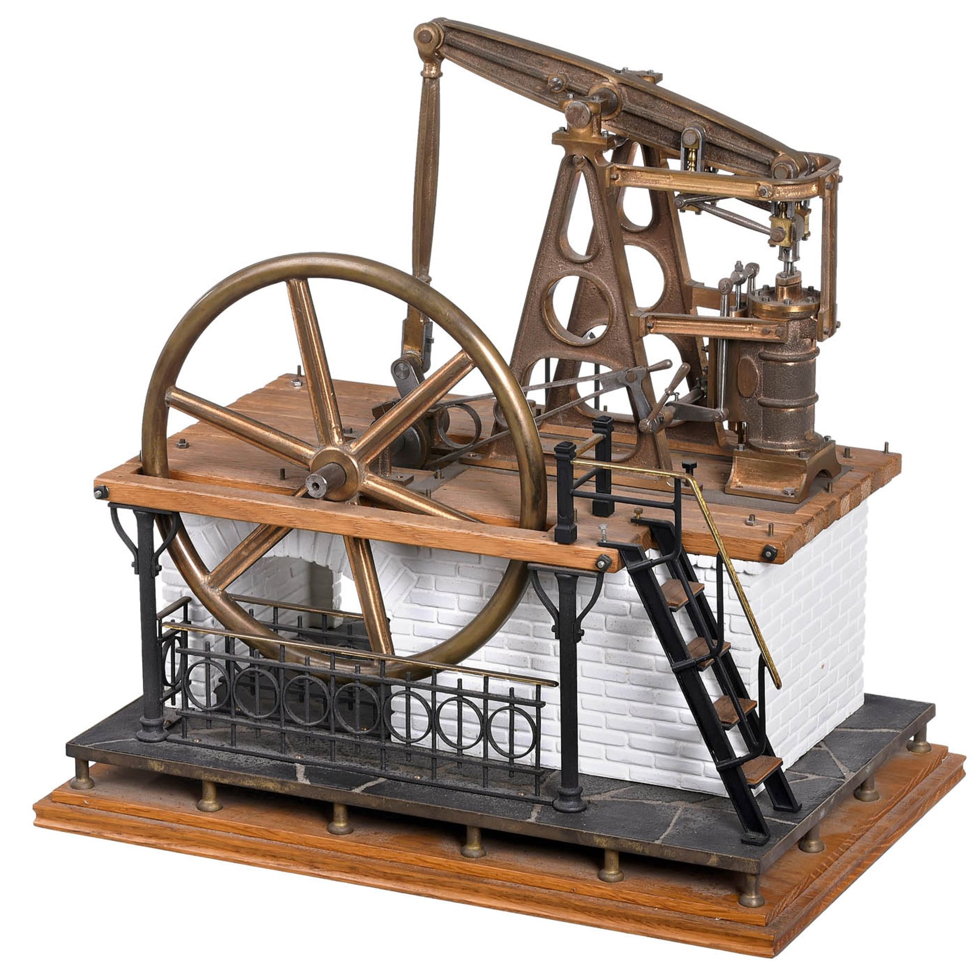 Walking-Beam Model Steam Engine, c. 1980