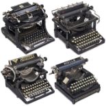 4 American Typewriters