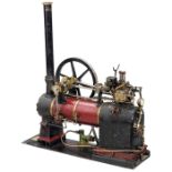 Working Model of a Stationary Single-Cylinder Overtype Steam Engine, c. 1920