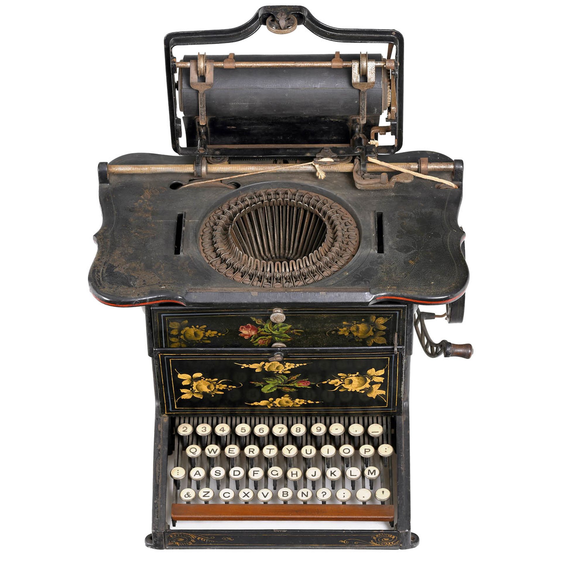 Sholes & Glidden Typewriter, 1873 - Bild 4 aus 6