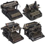 4 American Typewriters