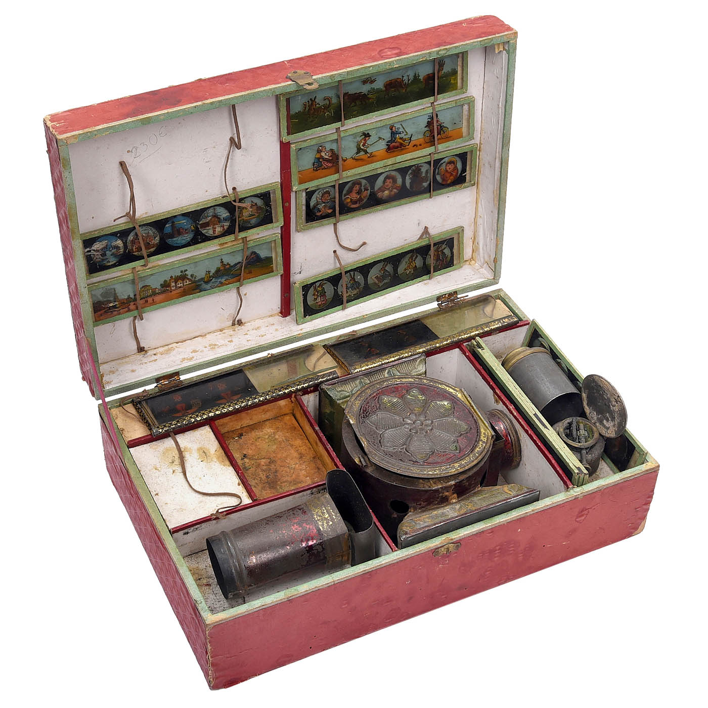 Magic Lantern with Original Case, c. 1880 - Image 2 of 2