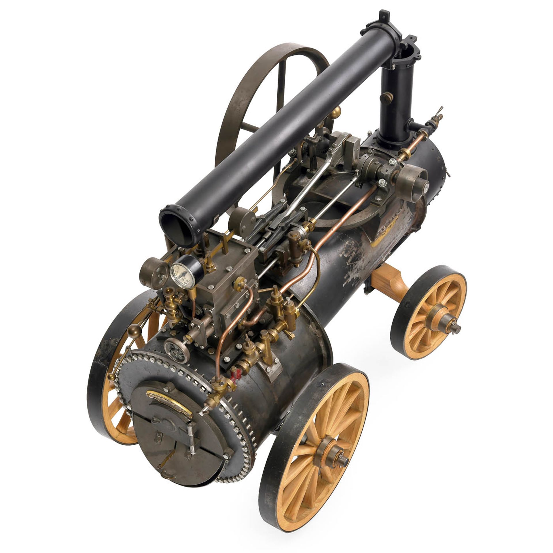 1 ½ in. Scale Model of a Horse-Drawn Portable Engine, c. 1980 - Bild 5 aus 6