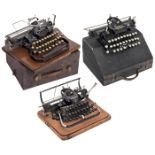 3 Blickensderfer Typewriters