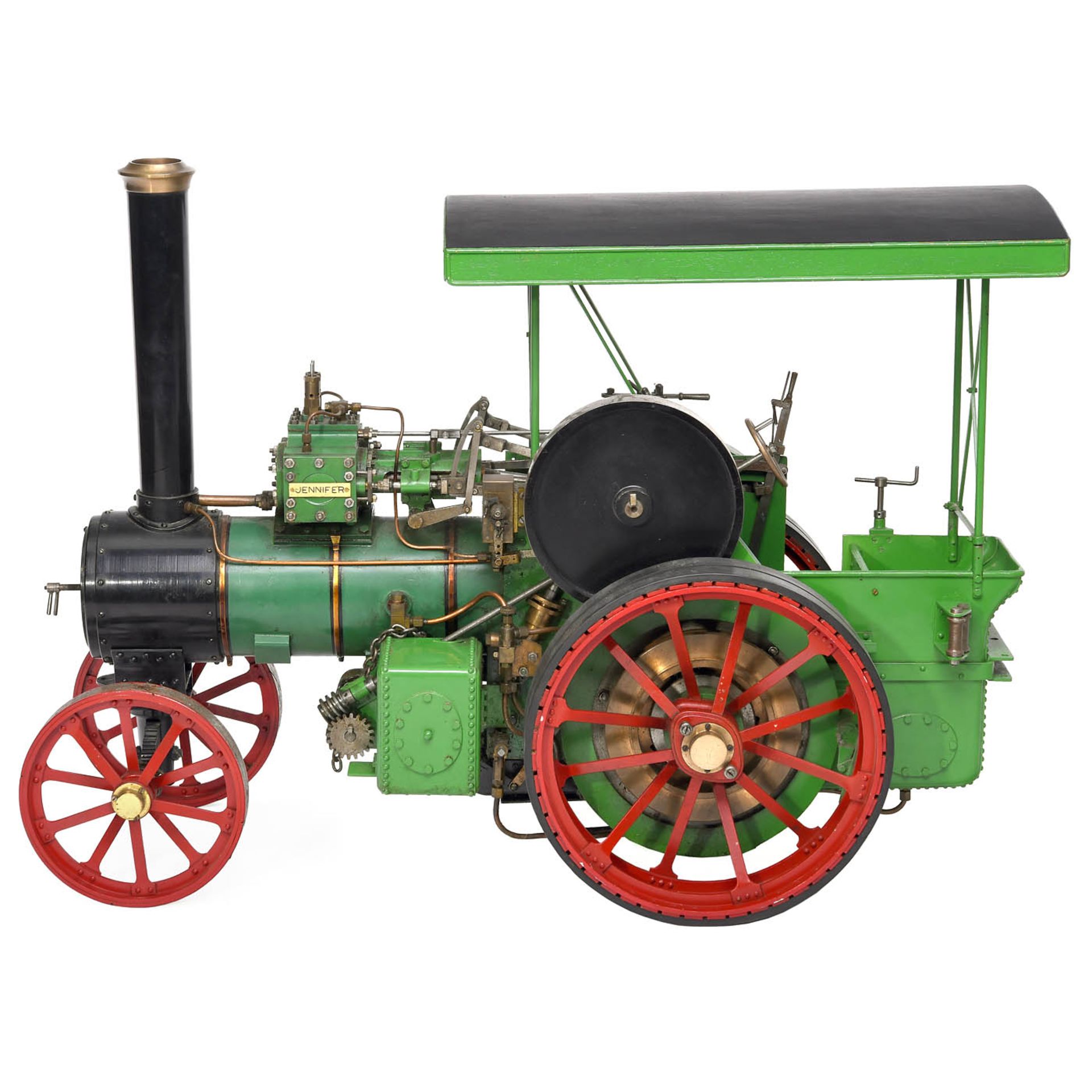 2-inch Scale Model of a Live-Steam Traction Engine "Jenifer", c. 1984 - Bild 4 aus 10