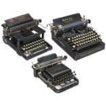 3 American Typewriters