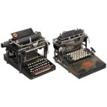 Remington Standard No. 2 and "The Caligraph No. 4" Typewriters