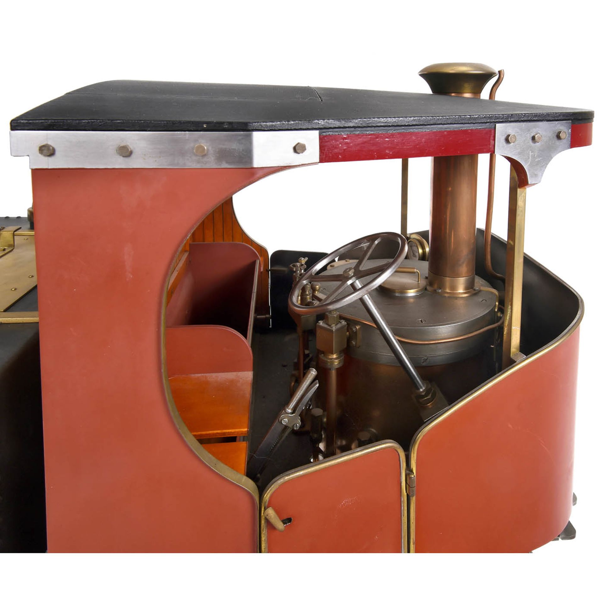 2-Inch Scale Model of a Clayton Undertype Steam Wagon with Trailer - Bild 4 aus 6