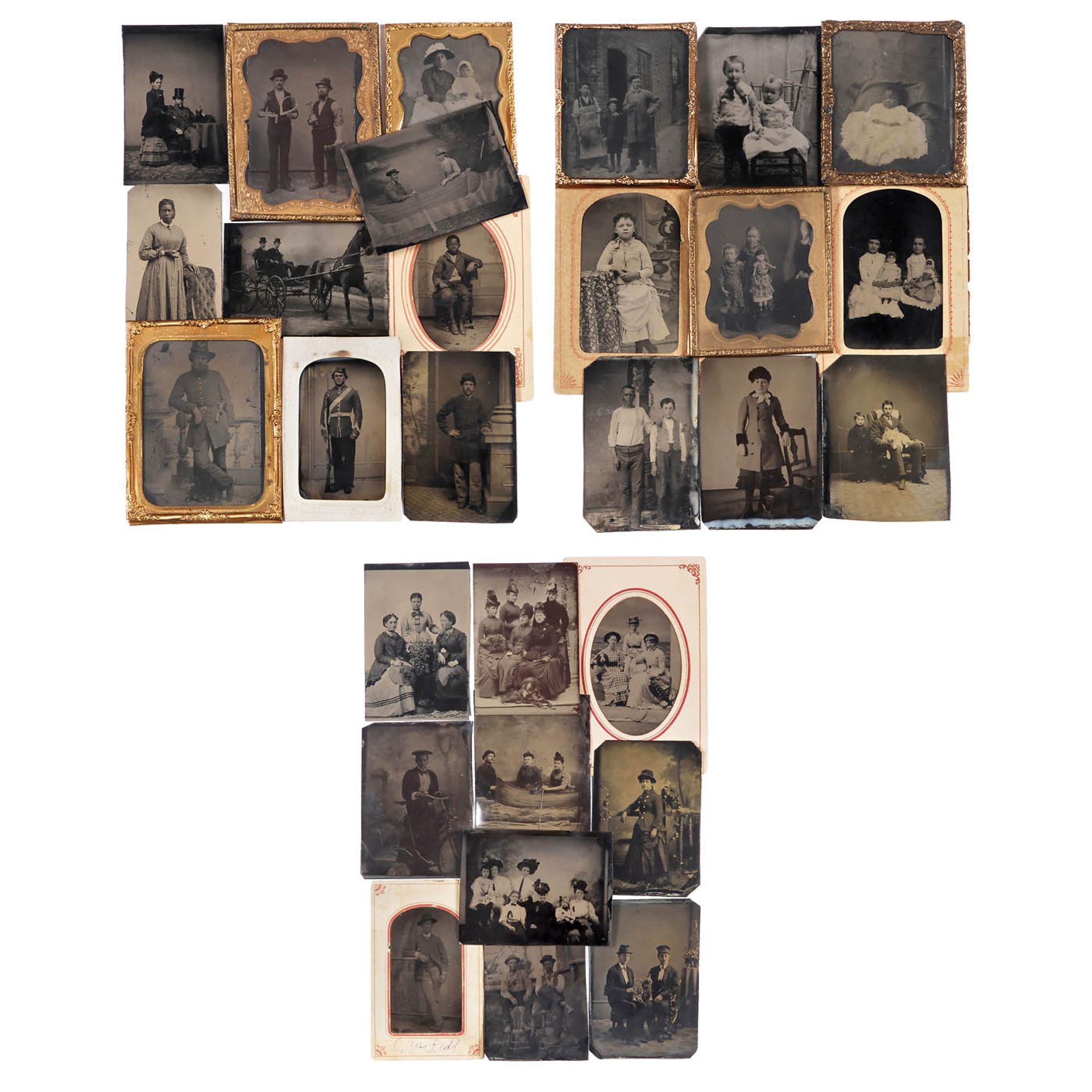 29 Occupational and Other Tintypes c. 1860