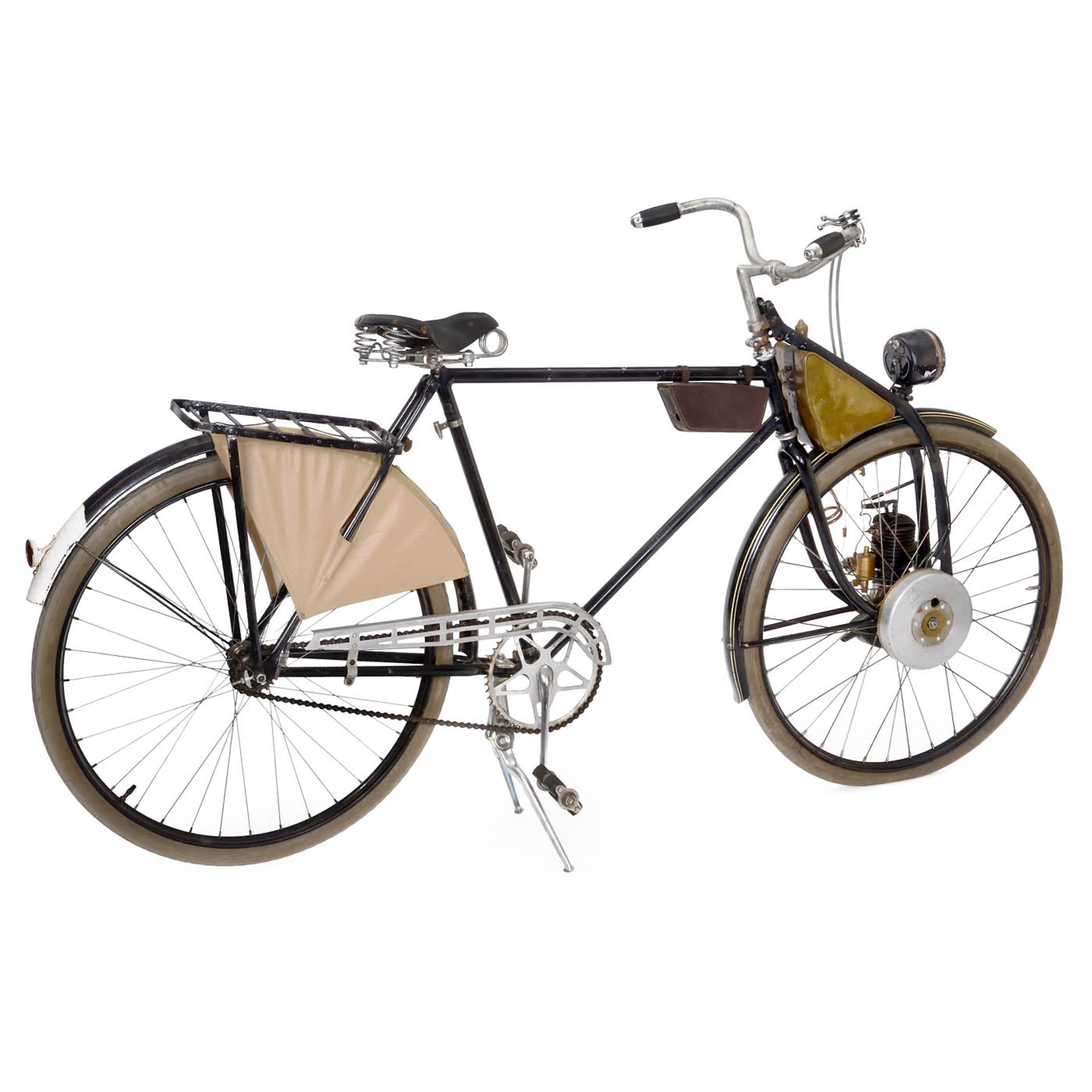 Swedish Ideal Bicycle with ÖWA Auxiliary Motor, c. 1926 - Bild 2 aus 6