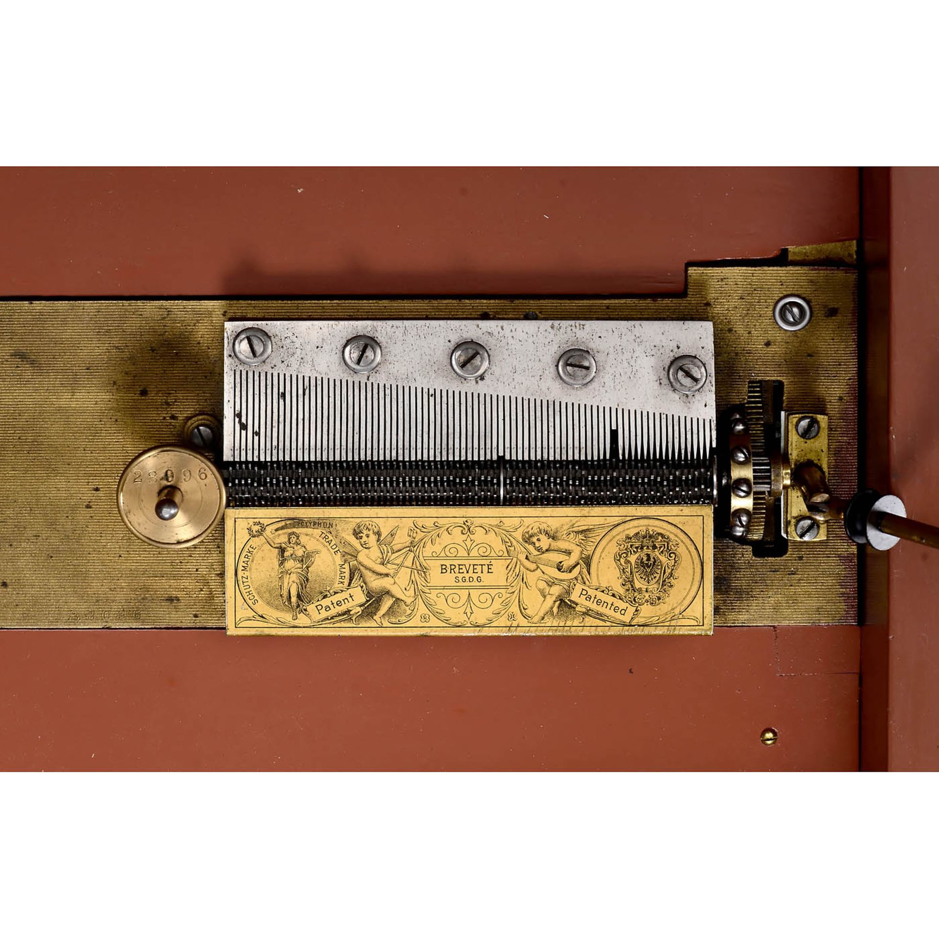 Polyphon-Automatik Style 49 Disc Musical Box, c. 1900 - Image 2 of 2