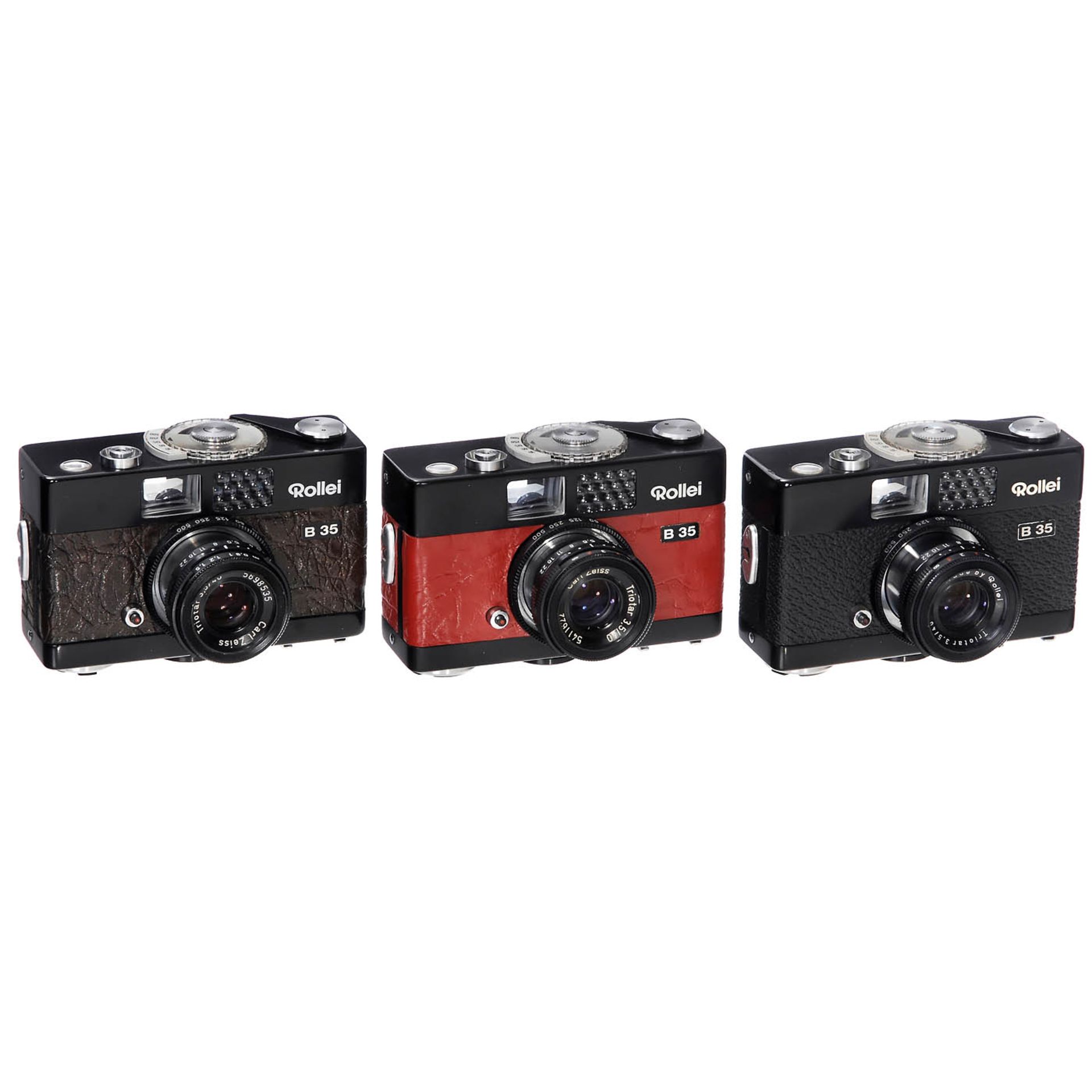 5 Different Rollei B 35 Cameras - Bild 2 aus 3