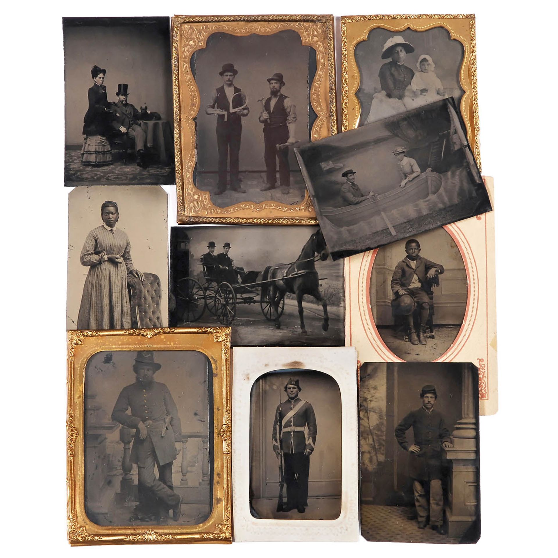 29 Occupational and Other Tintypes c. 1860 - Image 2 of 4