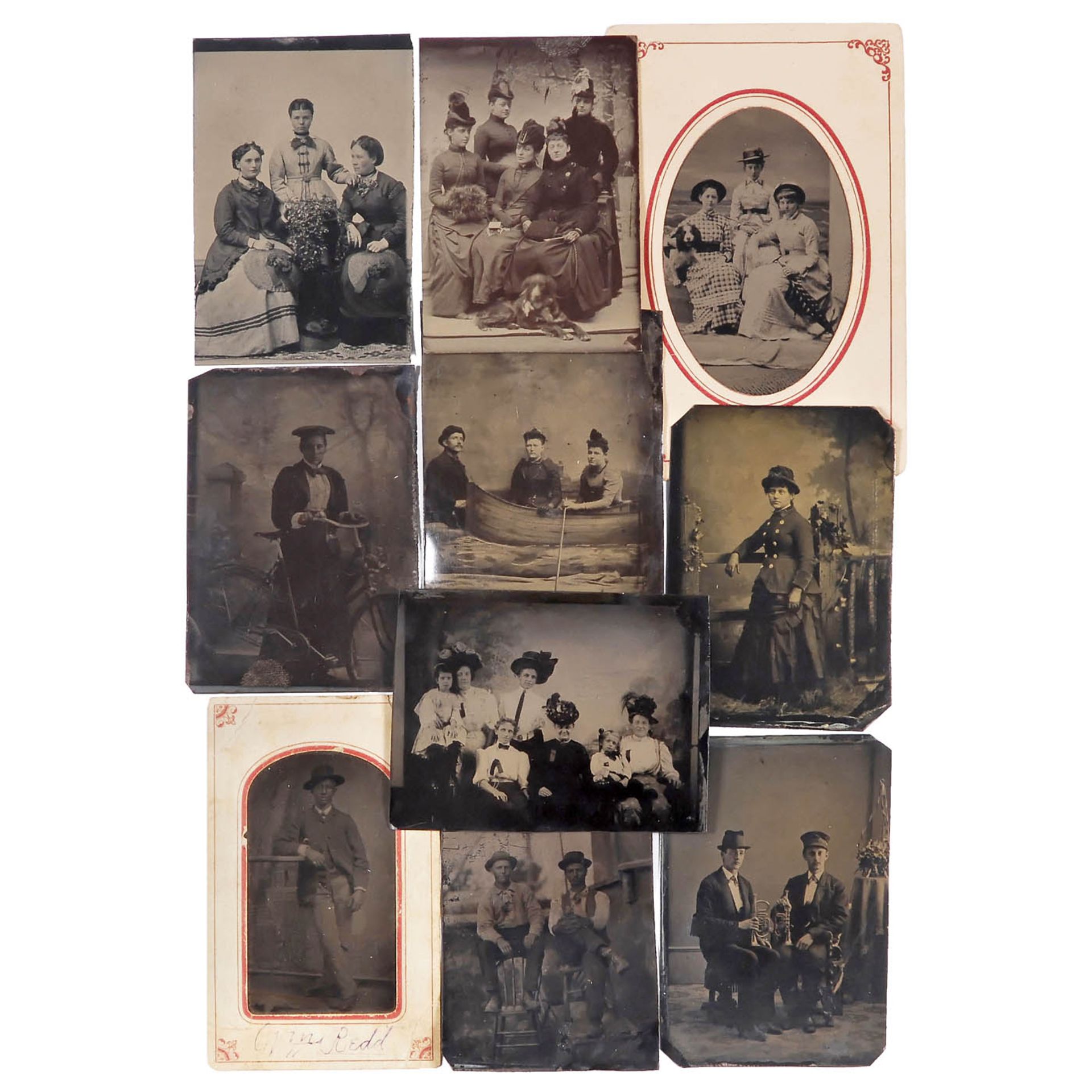 29 Occupational and Other Tintypes c. 1860 - Image 4 of 4