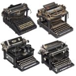 4 American Typewriters