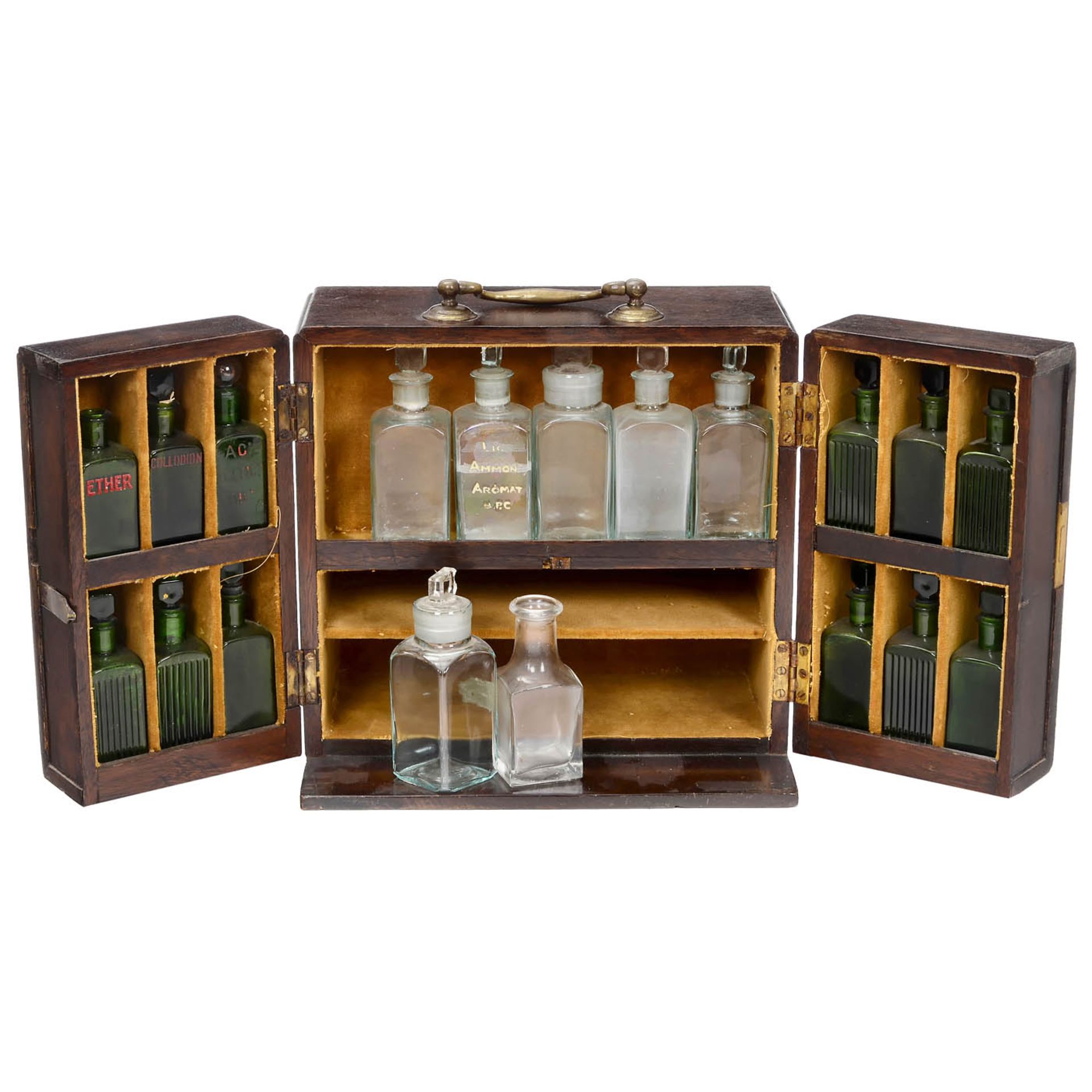 English Domestic Medicine Chest, c. 1850