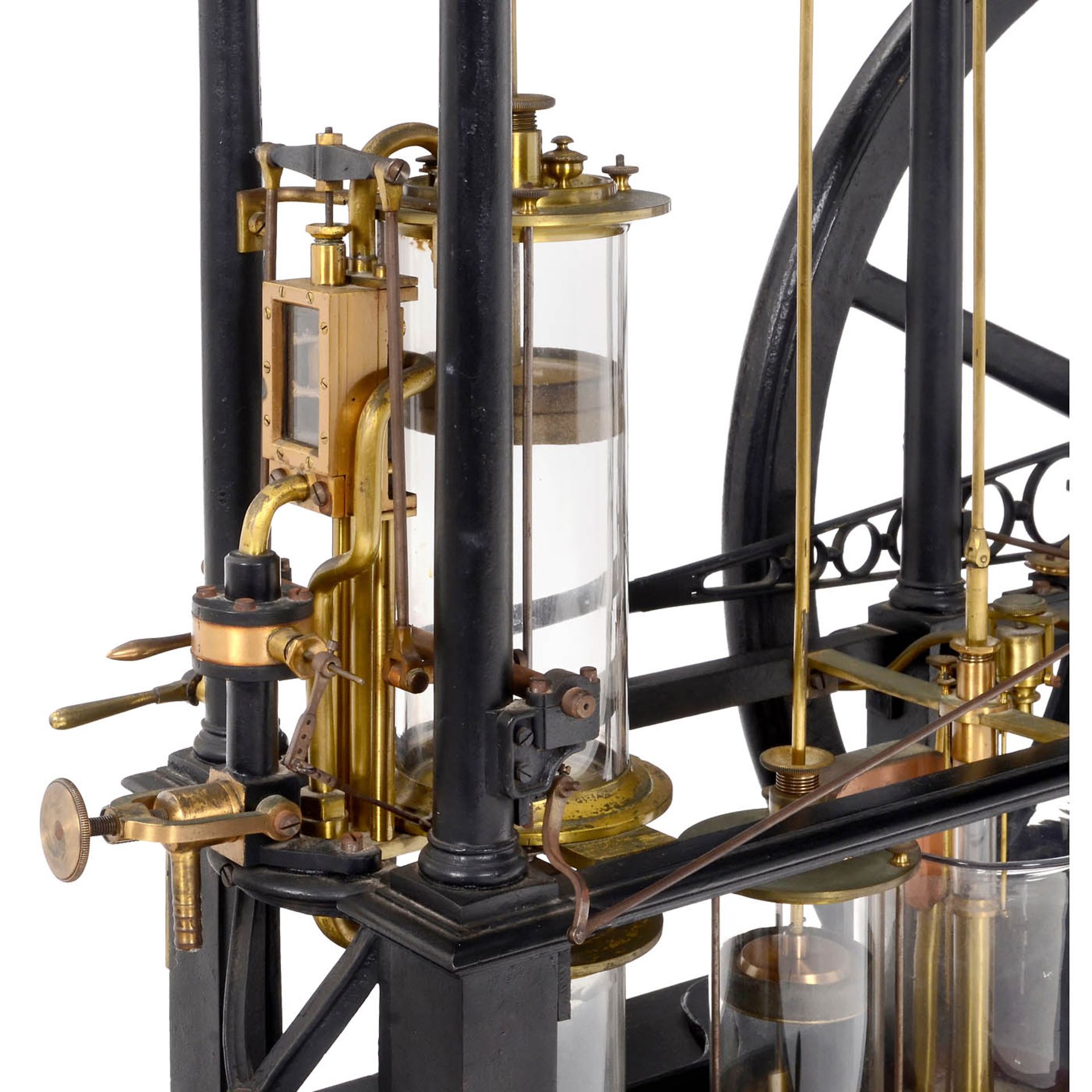 Physical Demonstration Model of a James Watt-Type Beam Steam Engine, c. 1850 - Bild 4 aus 4