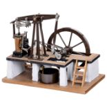 Working Model of a Walking Beam Steam Engine, c. 1980