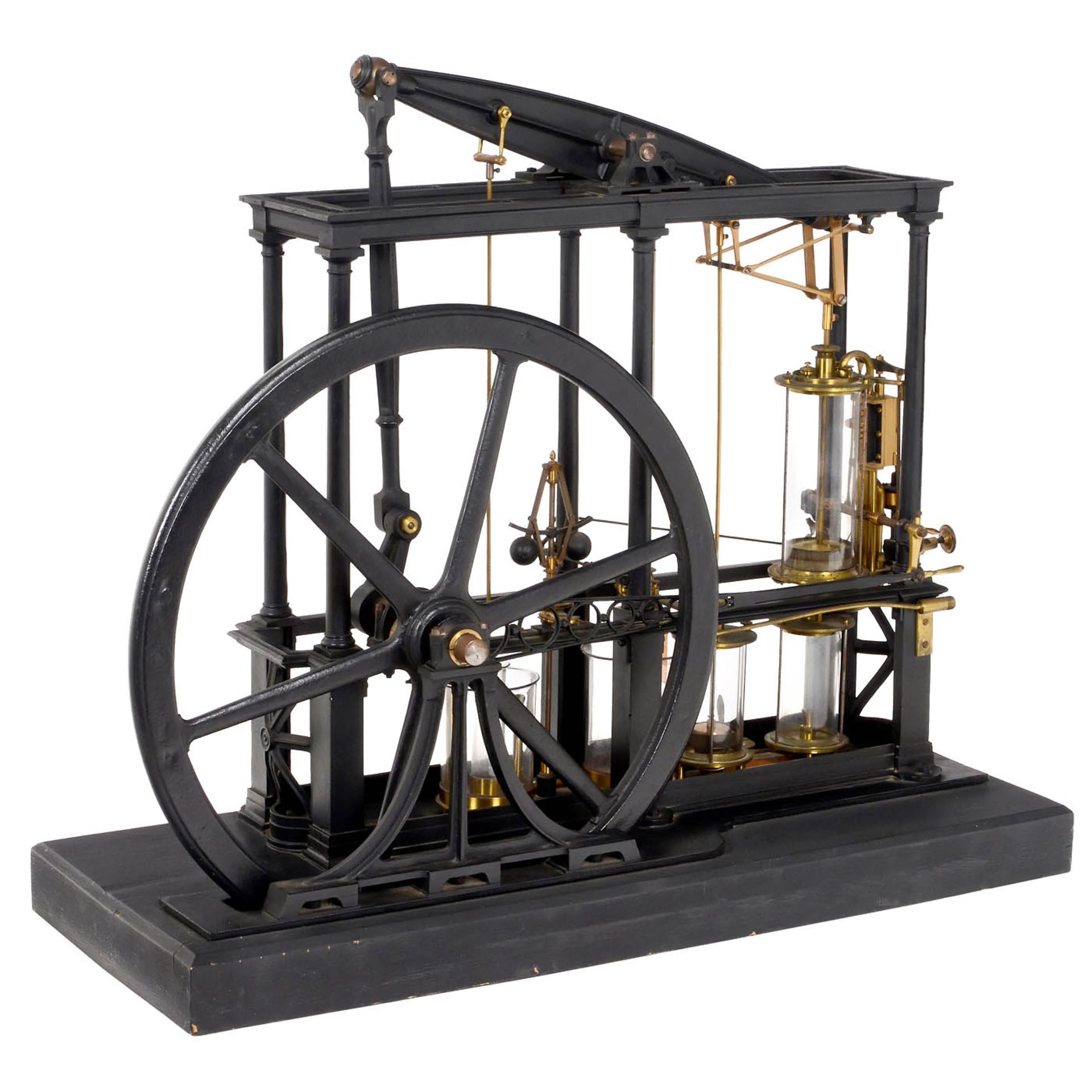 Physical Demonstration Model of a James Watt-Type Beam Steam Engine, c. 1850 - Bild 2 aus 4