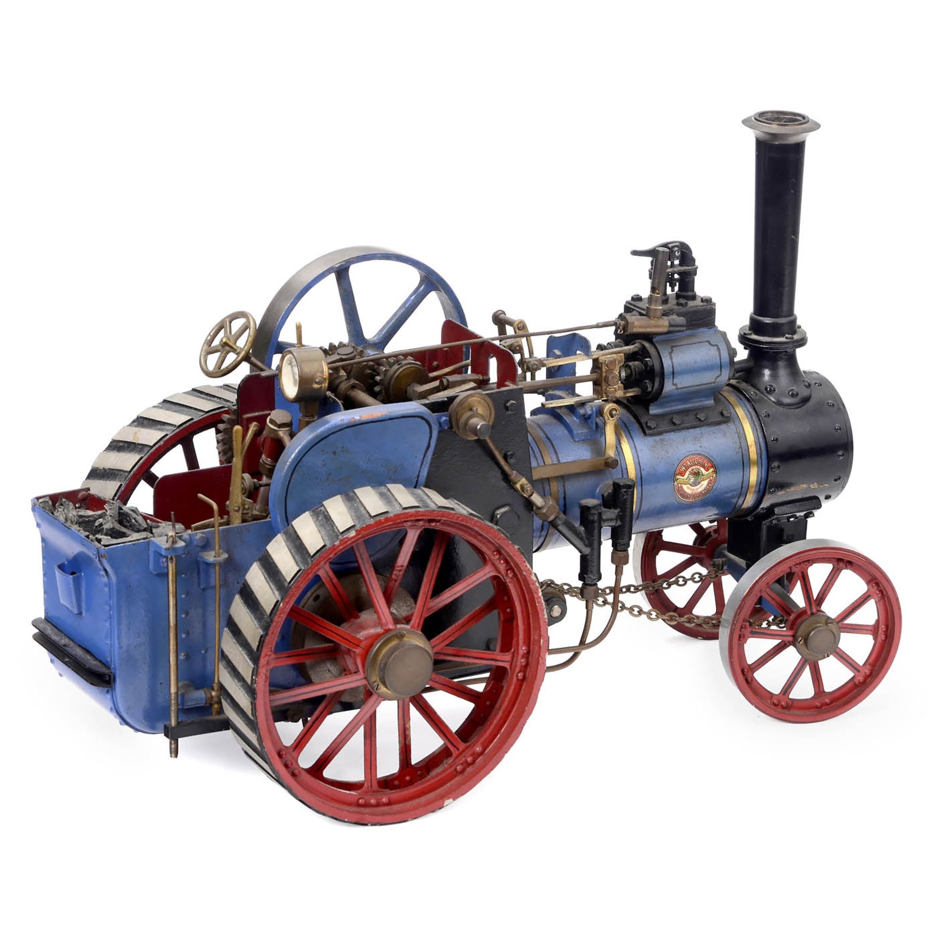 ¾-Inch Scale Model of a Live-Steam Traction Engine by Allchin, c. 1975 - Bild 2 aus 4