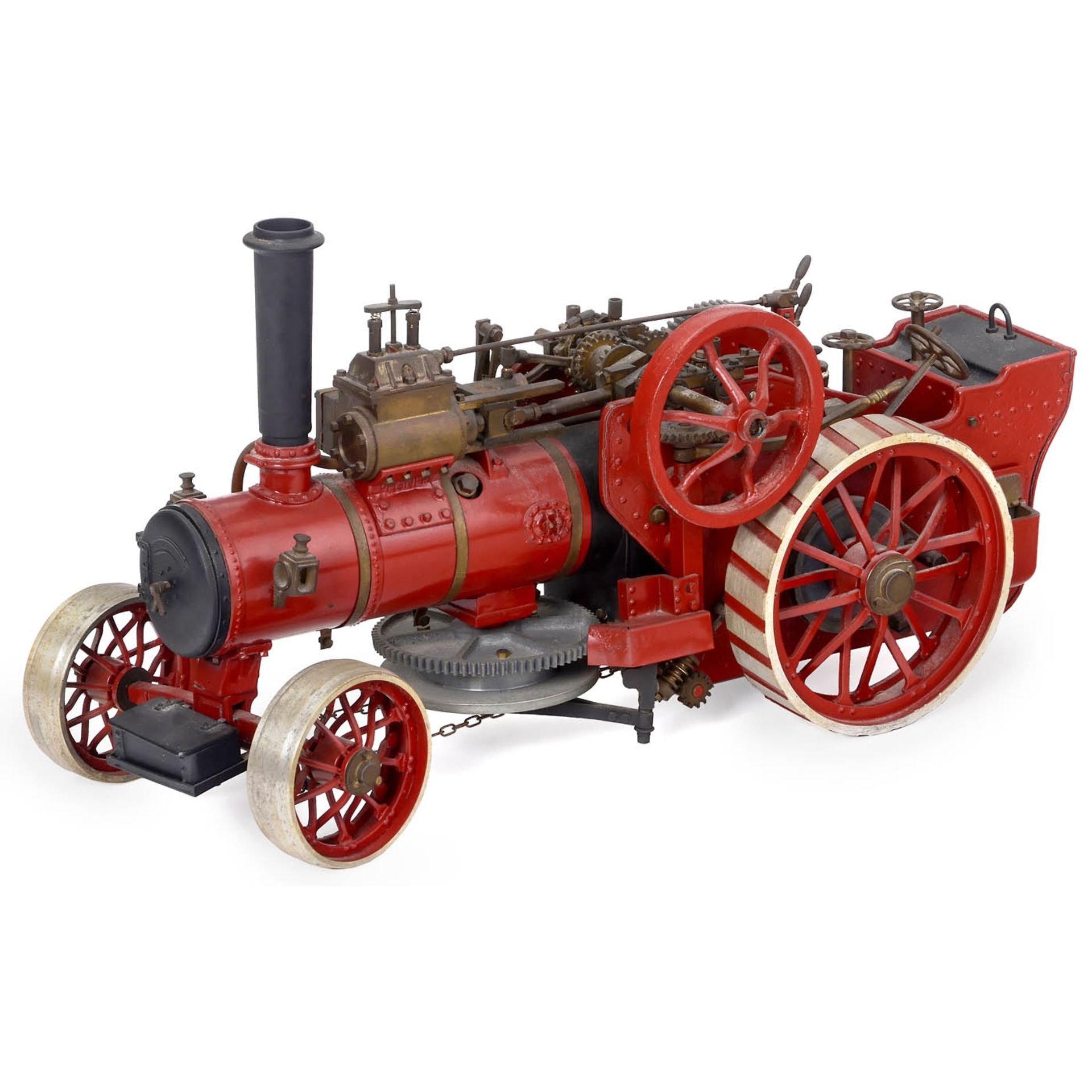 ¾-Inch Scale Model of the Live-Steam Traction Engine "Napoleon" by Fowler, c. 1975