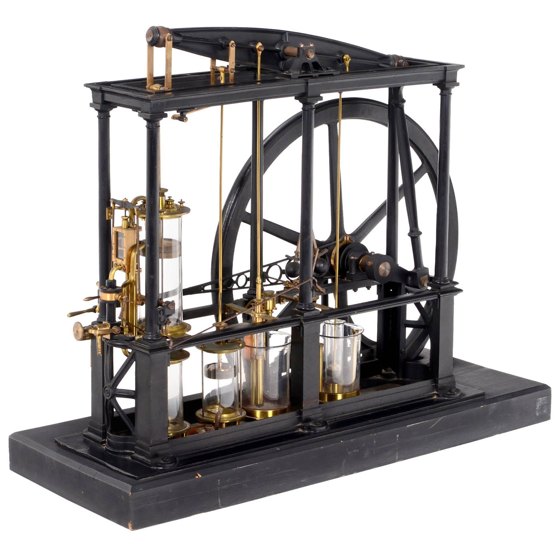 Physical Demonstration Model of a James Watt-Type Beam Steam Engine, c. 1850