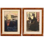2 Original Lithographs from the Series "Les Maitres de l'Affiche", 1895-1900