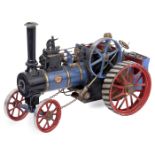 ¾-Inch Scale Model of a Live-Steam Traction Engine by Allchin, c. 1975