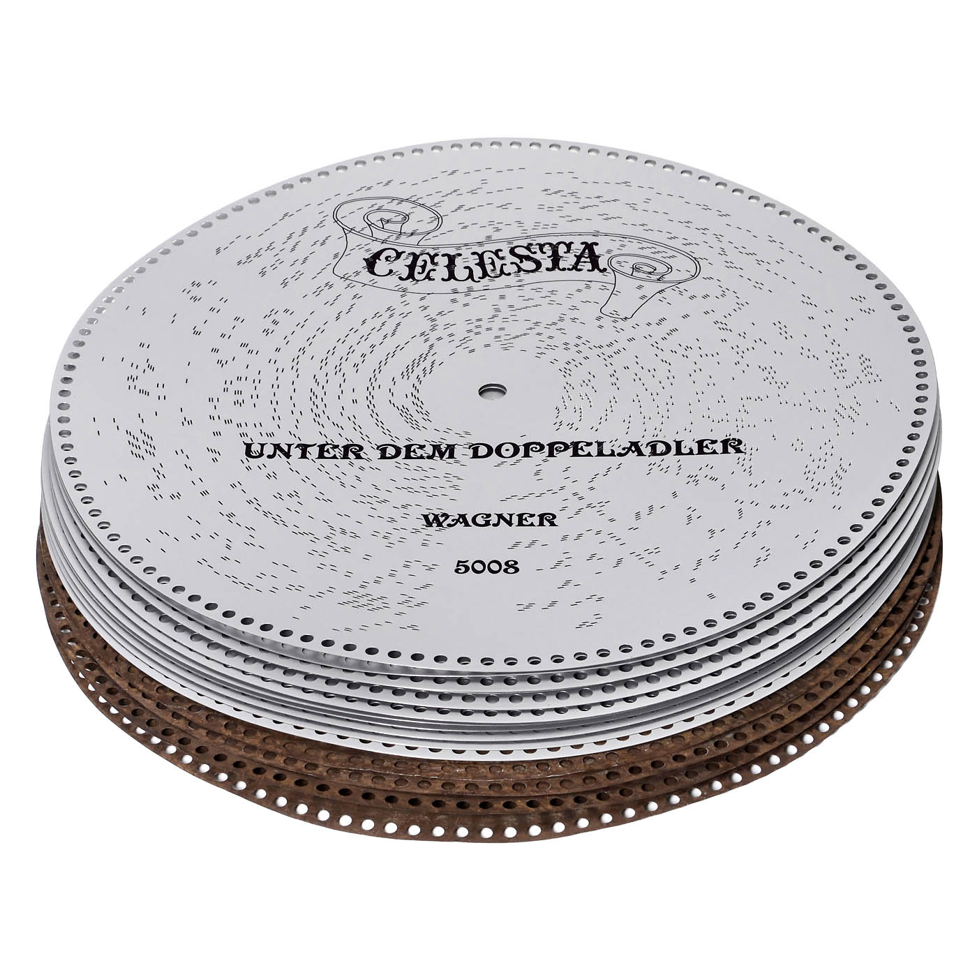 Celesta 19 5/8-Inch Disc Musical Box - Bild 4 aus 4