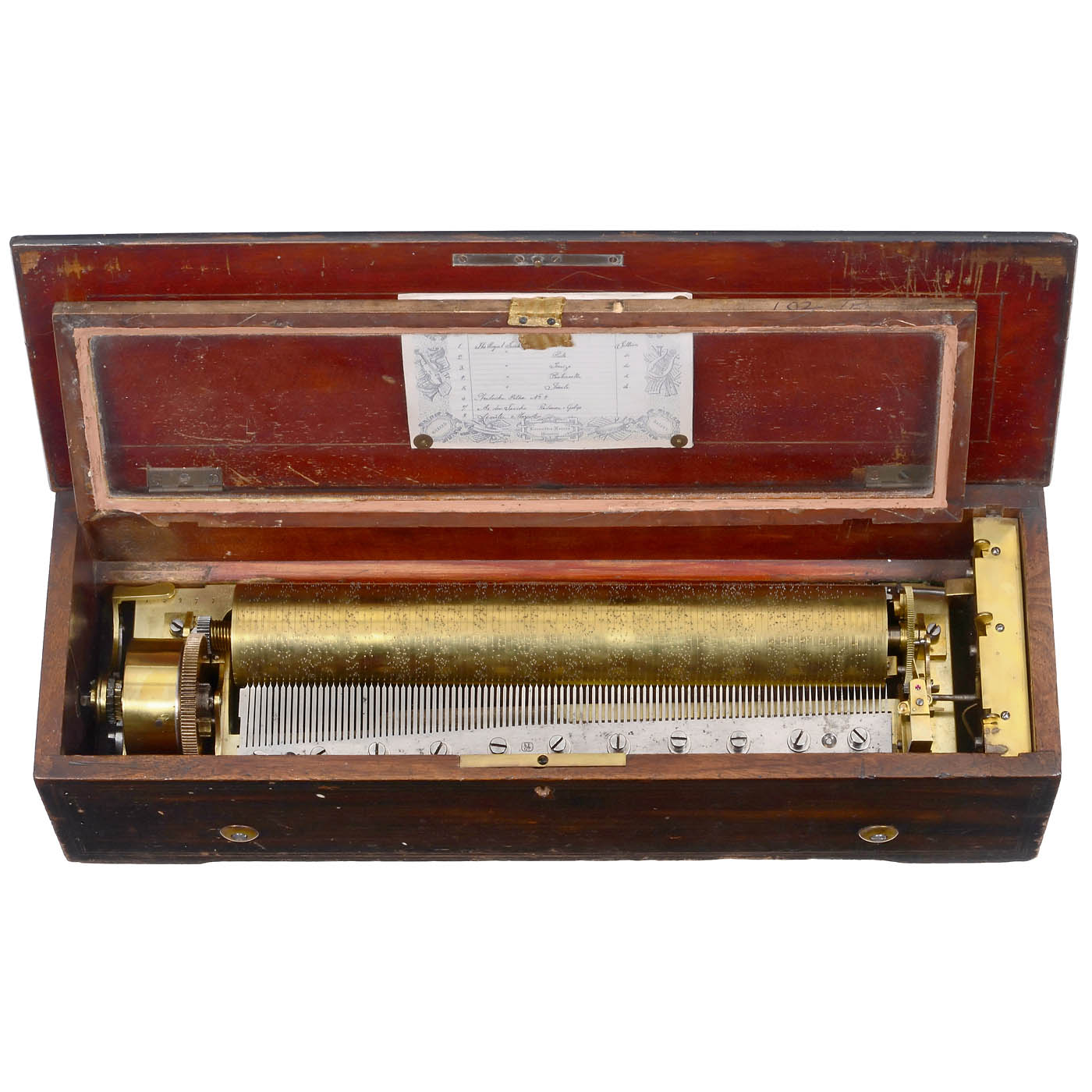 Lever-Wind Musical Box by Lecoultre Frères, c. 1860