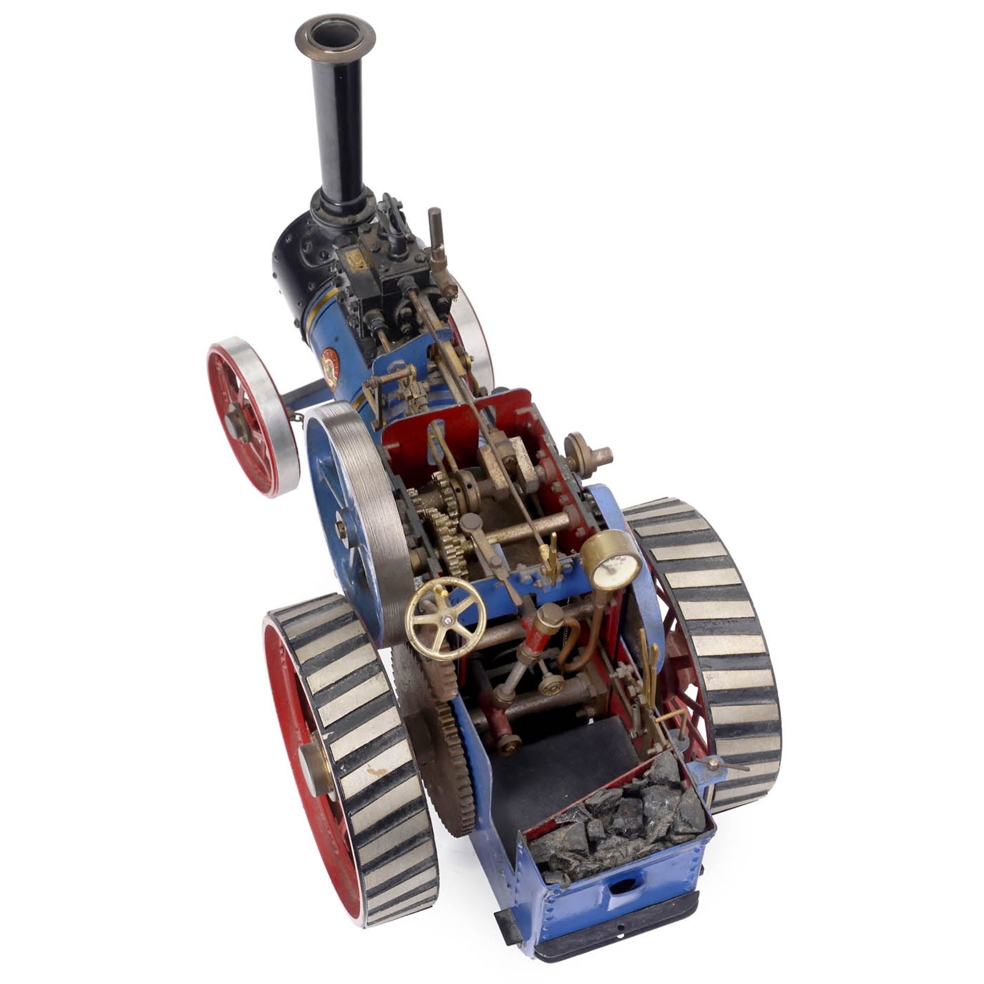 ¾-Inch Scale Model of a Live-Steam Traction Engine by Allchin, c. 1975 - Bild 3 aus 4